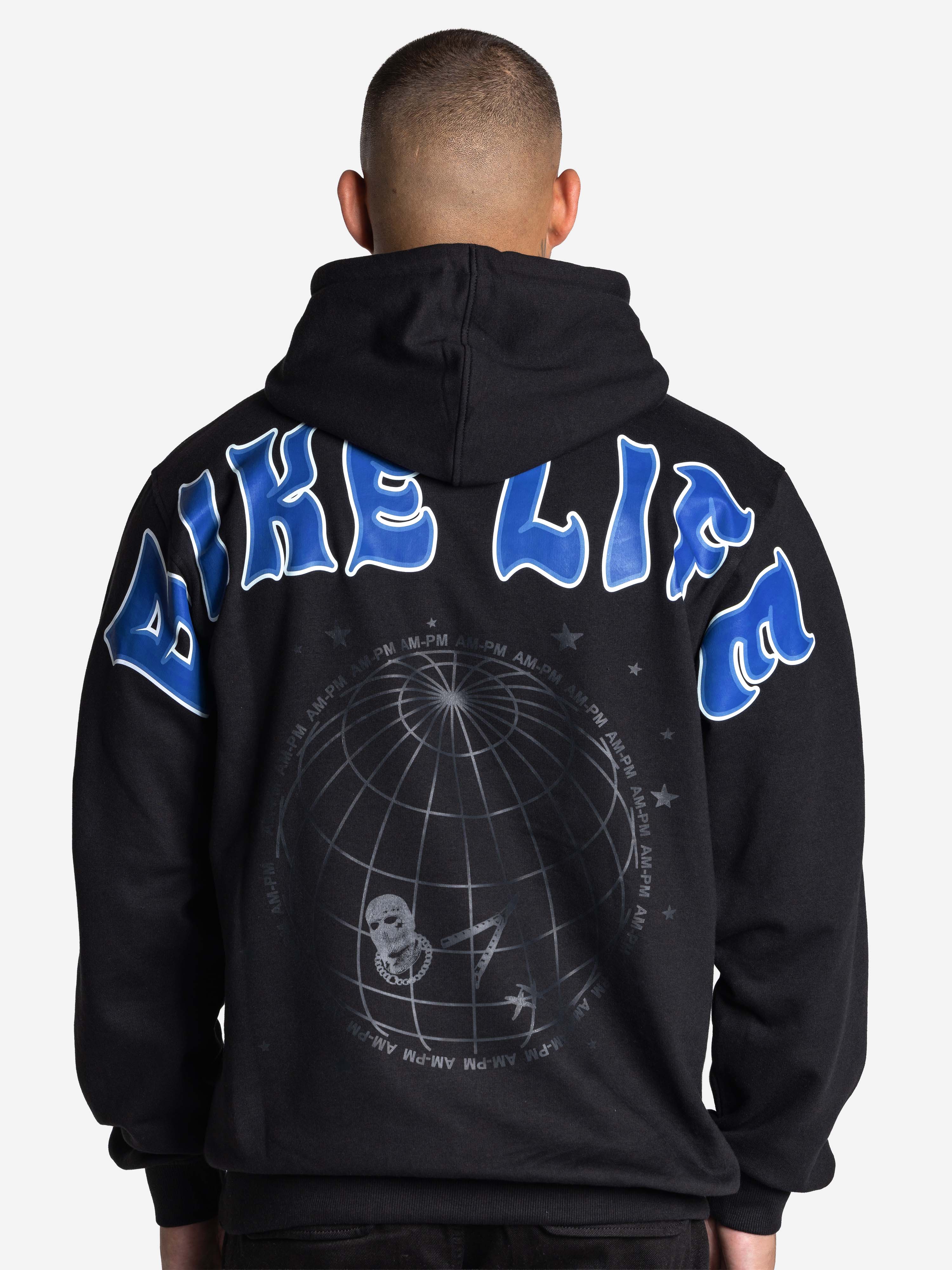 Bikelife Hoodie Blue - Image 2