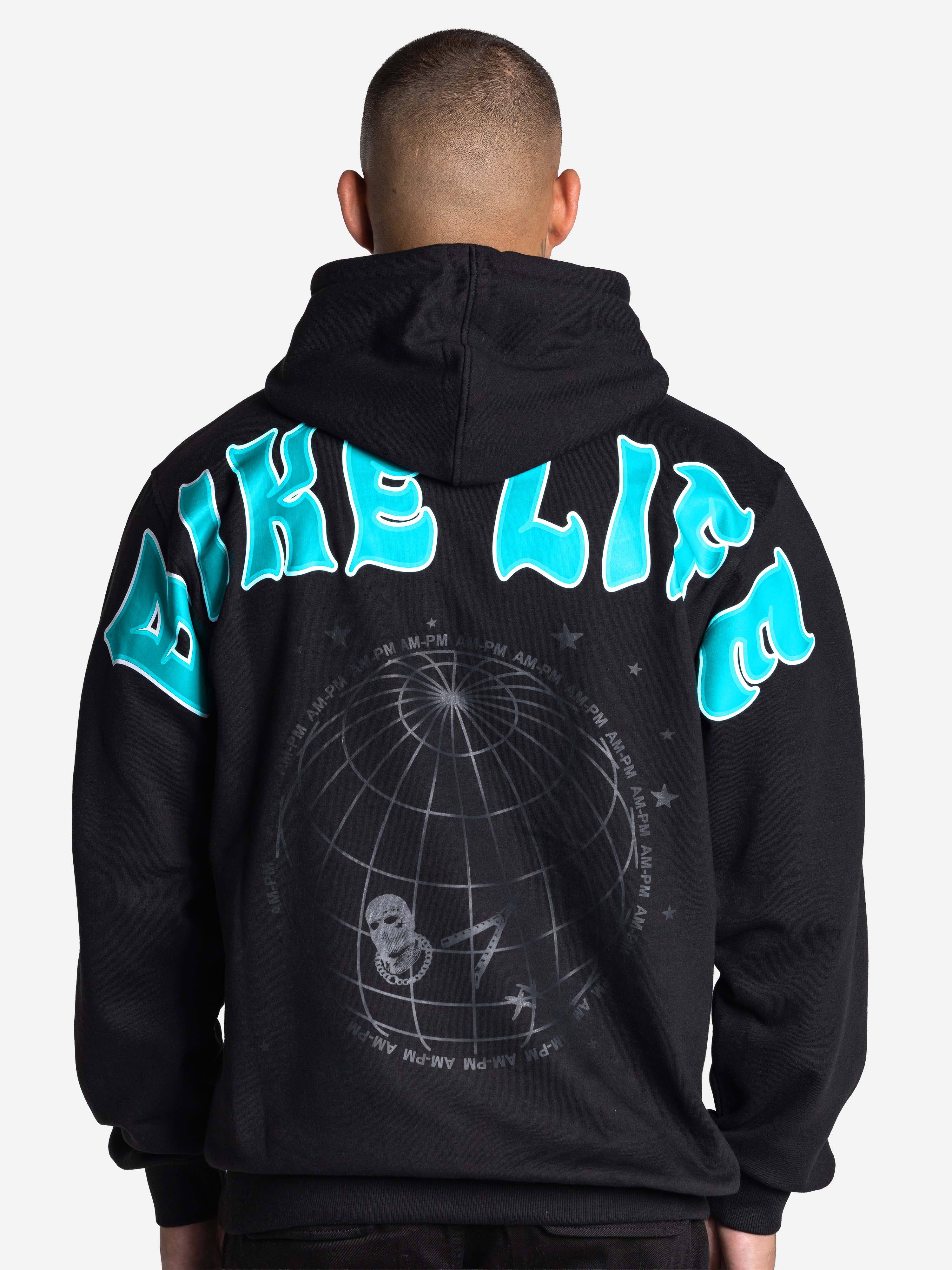Bikelife Hoodie Turquoise - Image 2