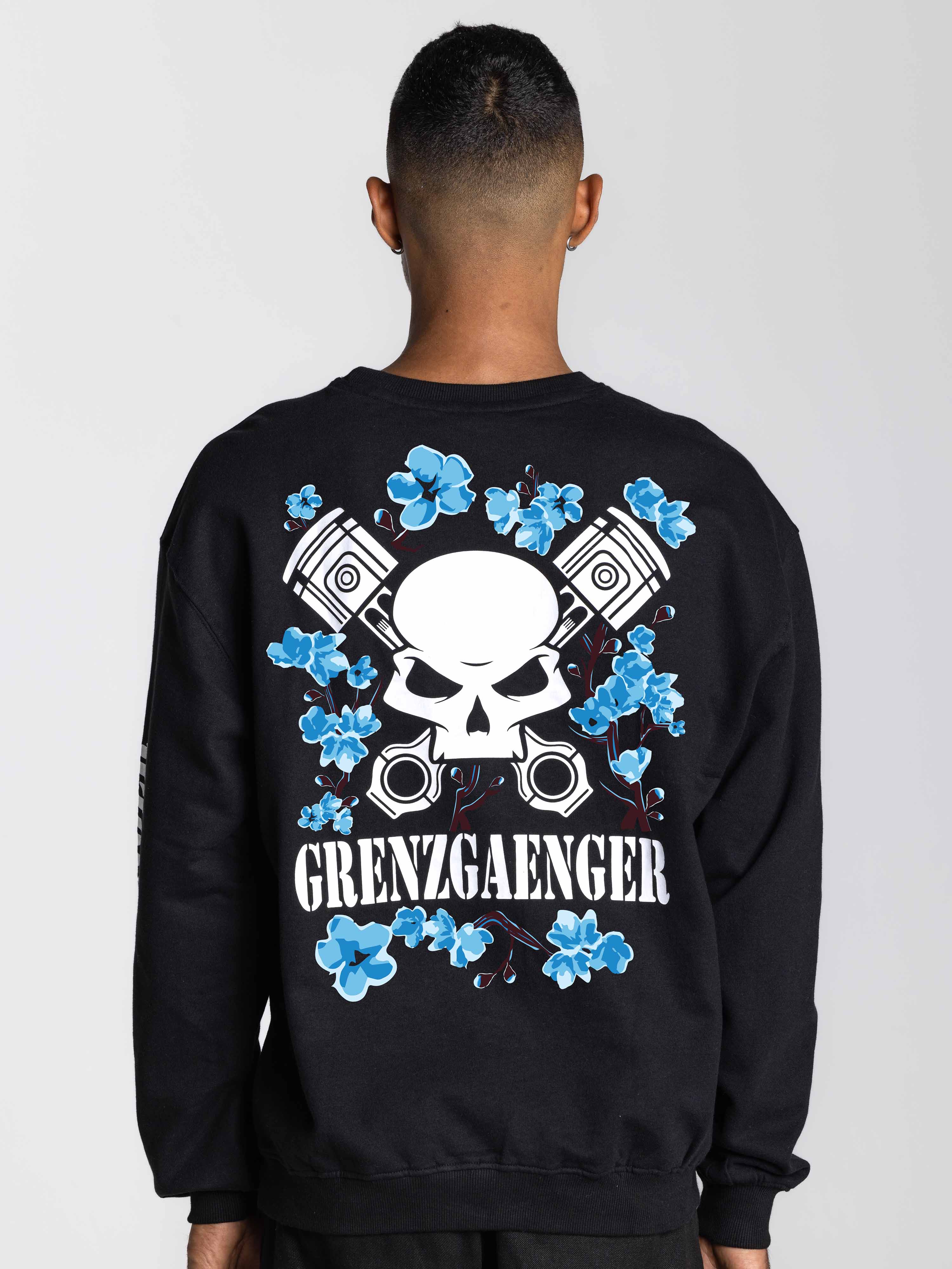 Cherry Blossom Crewneck arctic blue - Image 2