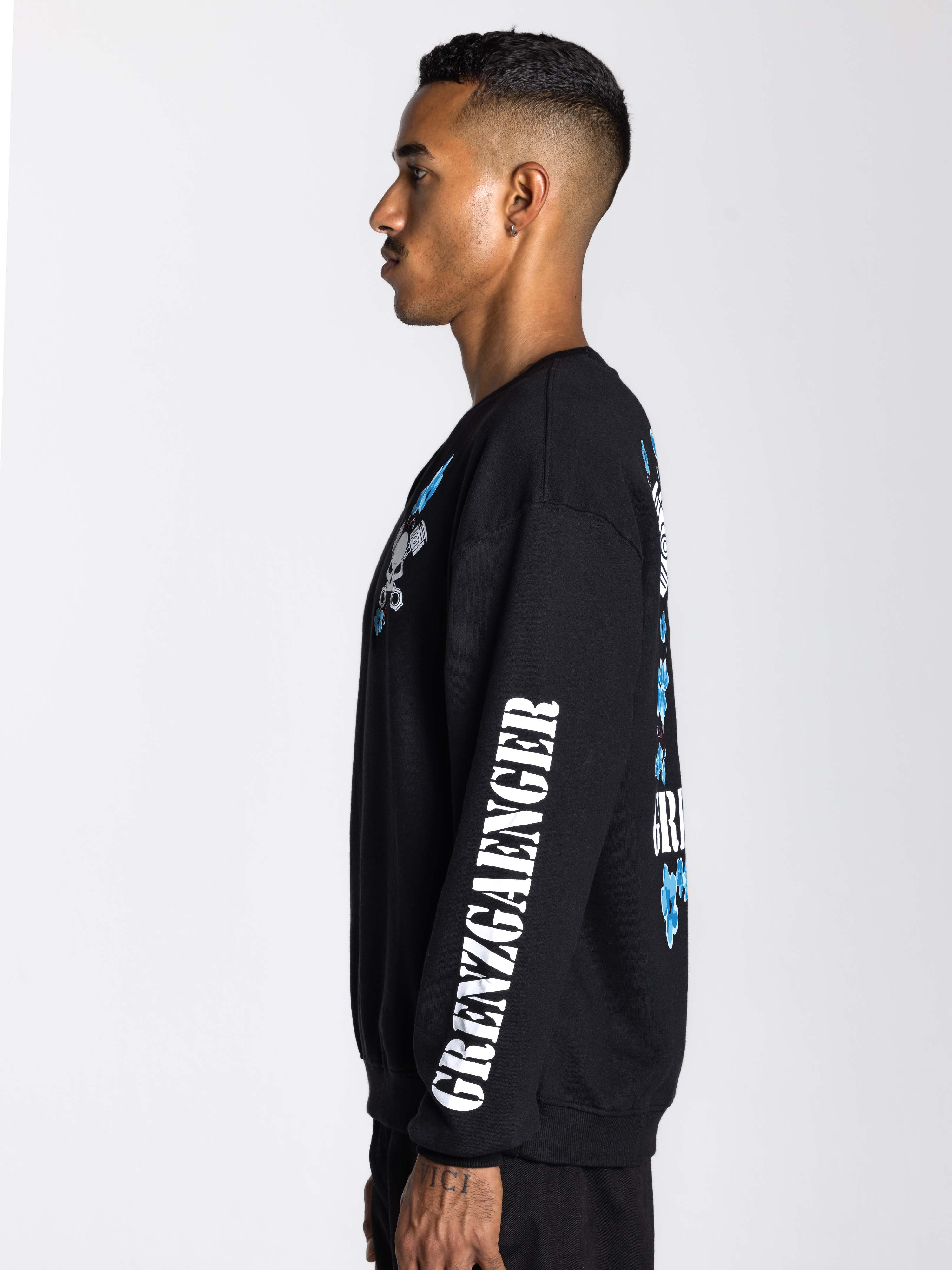 Cherry Blossom Crewneck arctic blue - Image 3