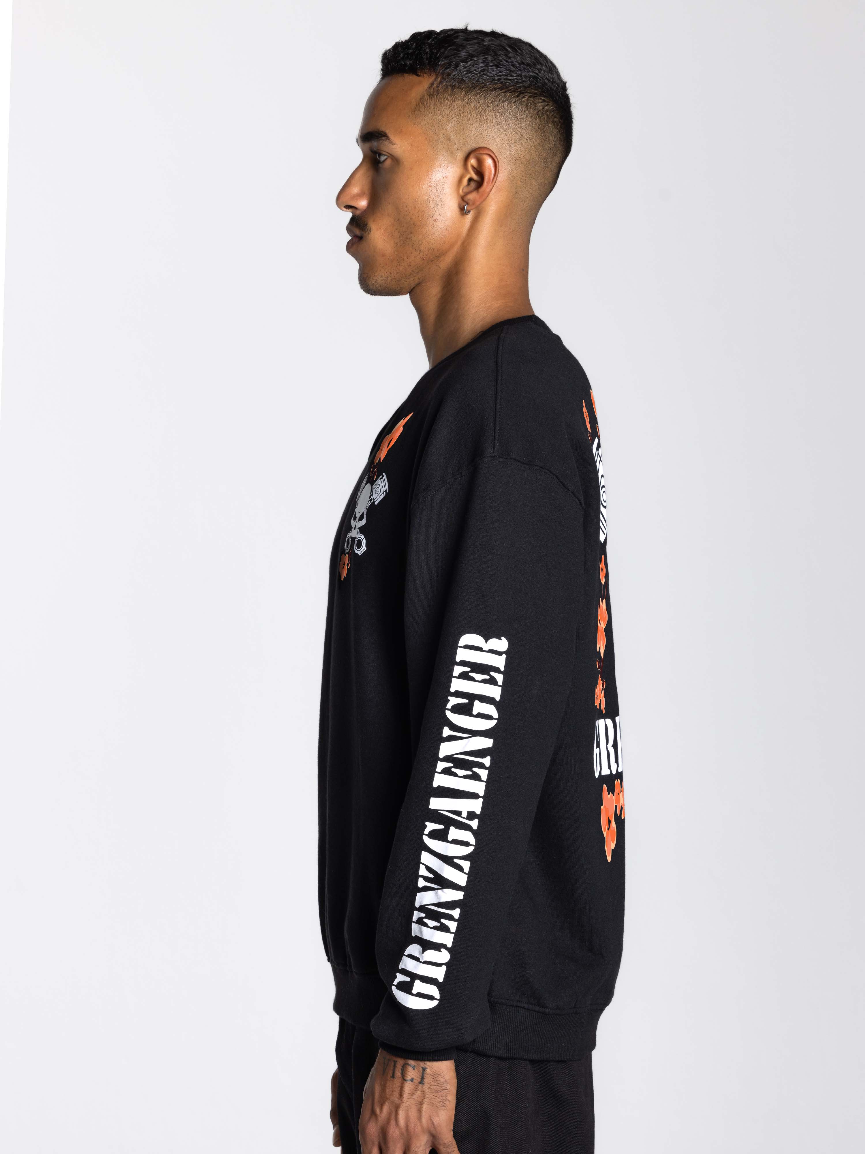 Cherry Blossom Crewneck blaze peach - Image 3