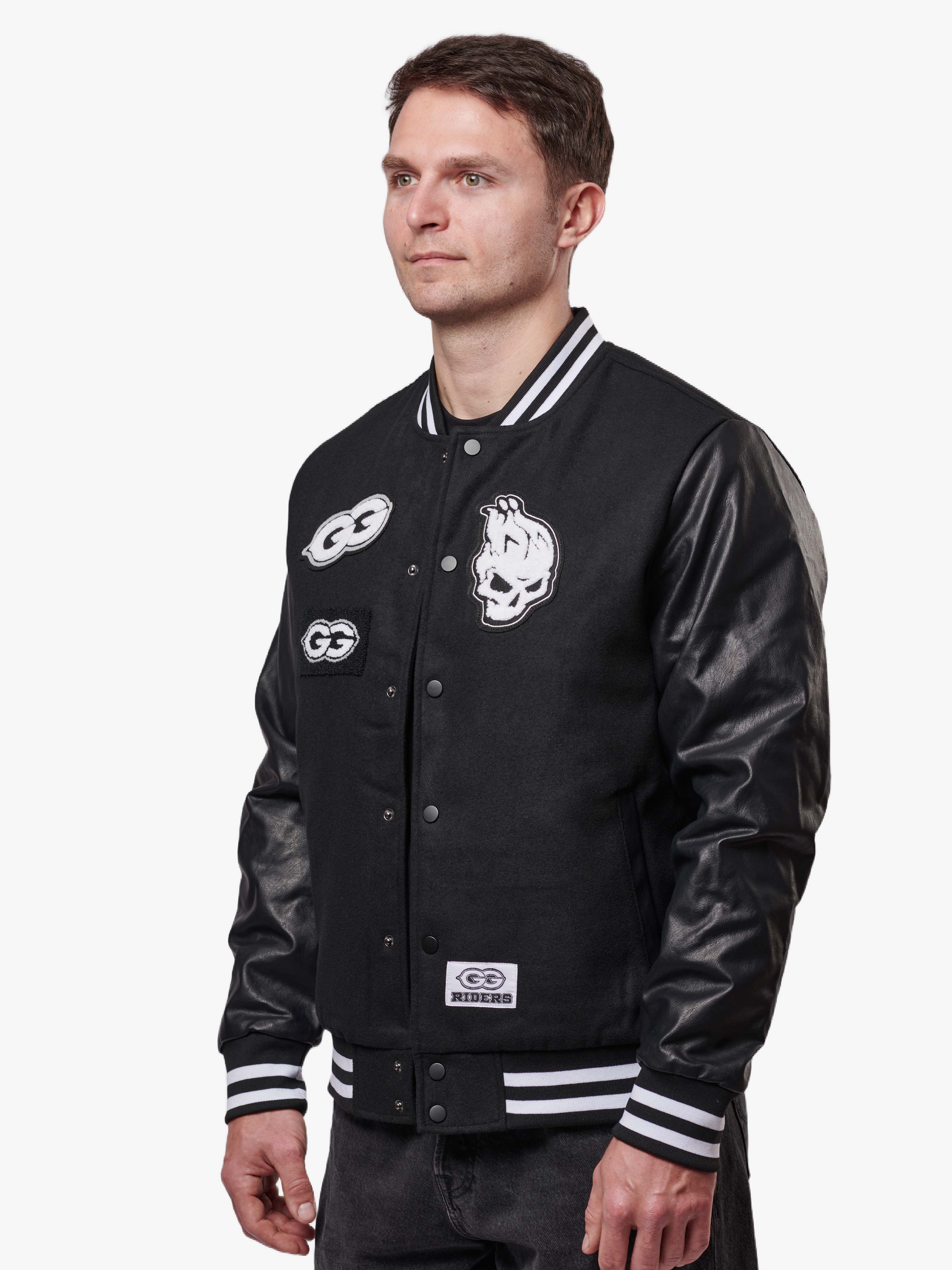 College Essential Jacket Black - Image 3