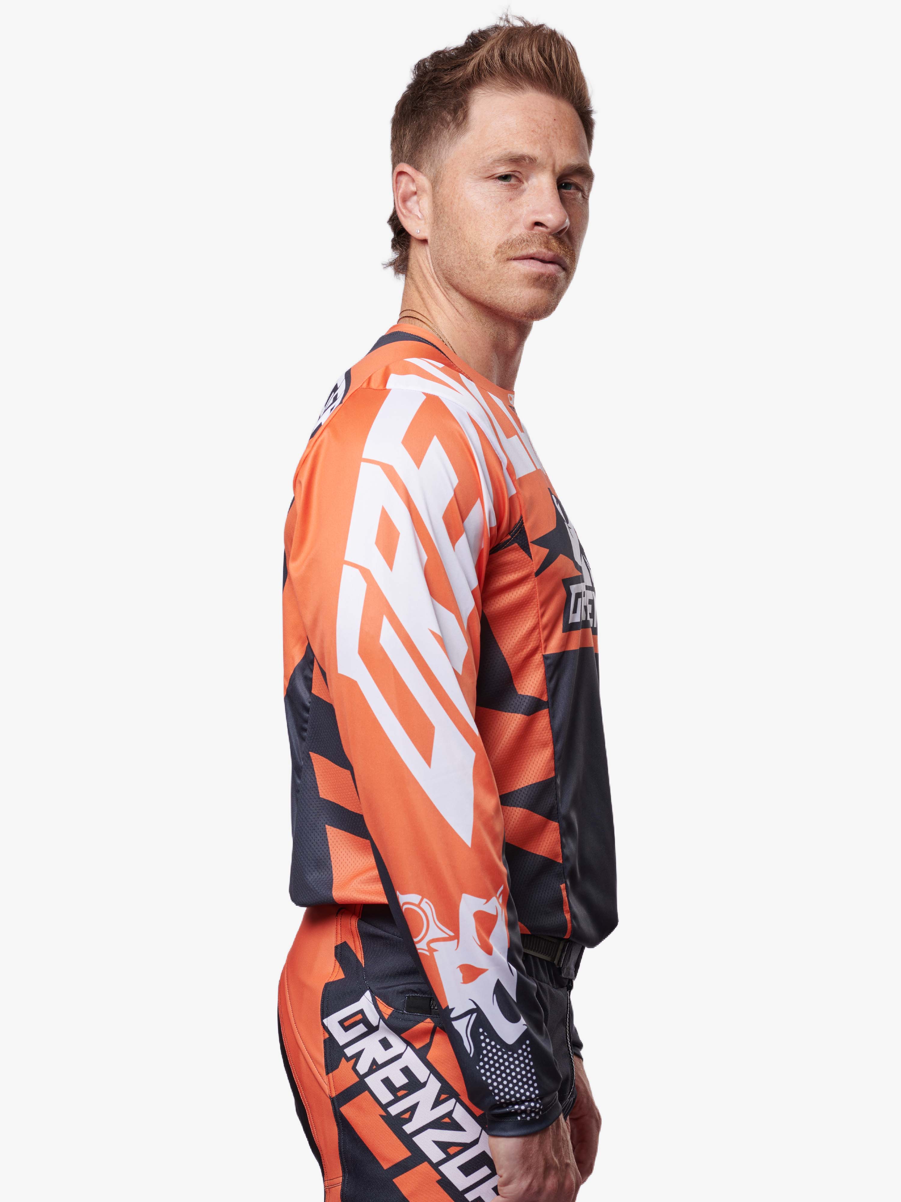 Endurance MX Jersey Orange - Image 3