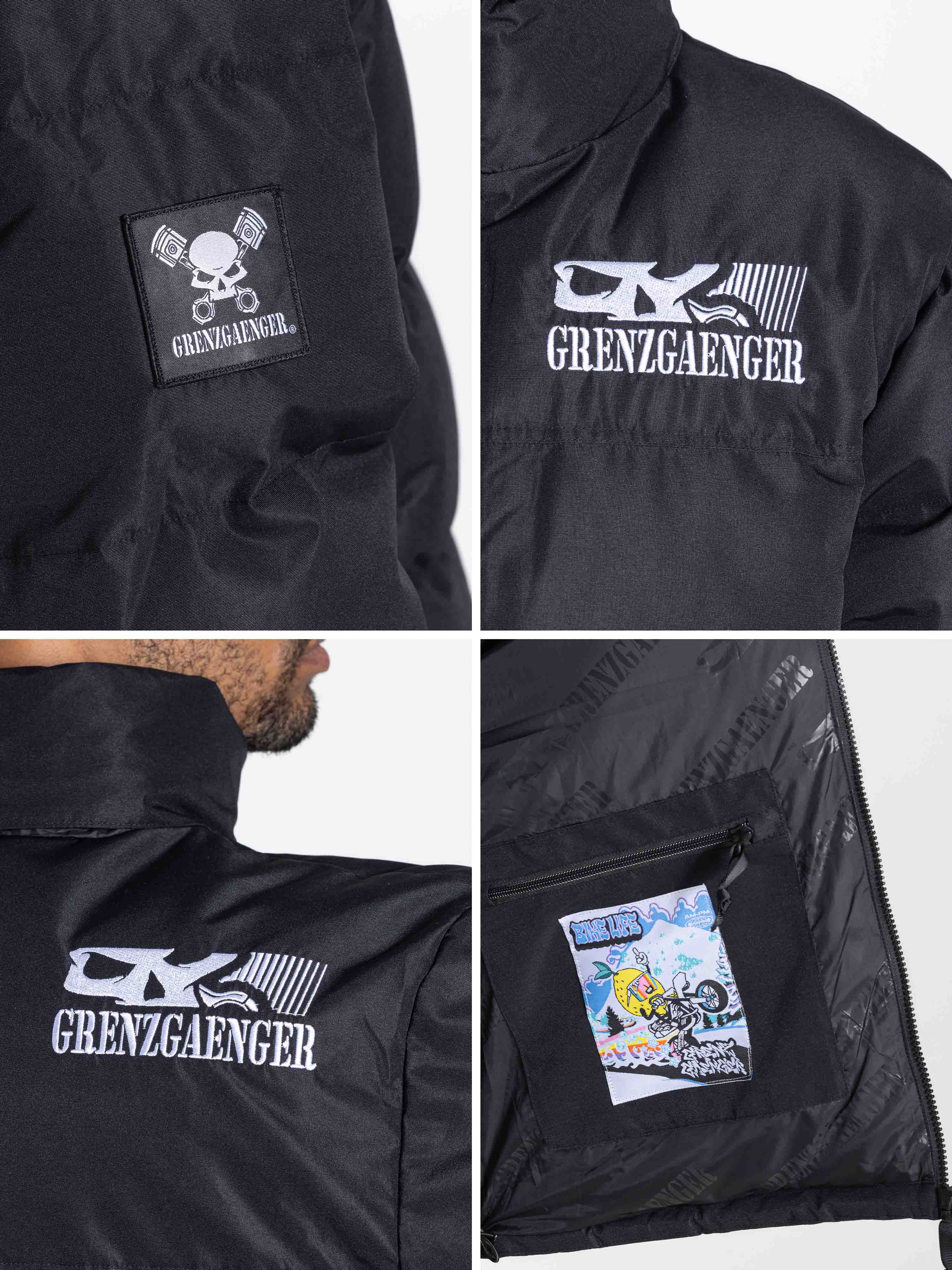 Grenzgaenger Puffer - black - Image 7