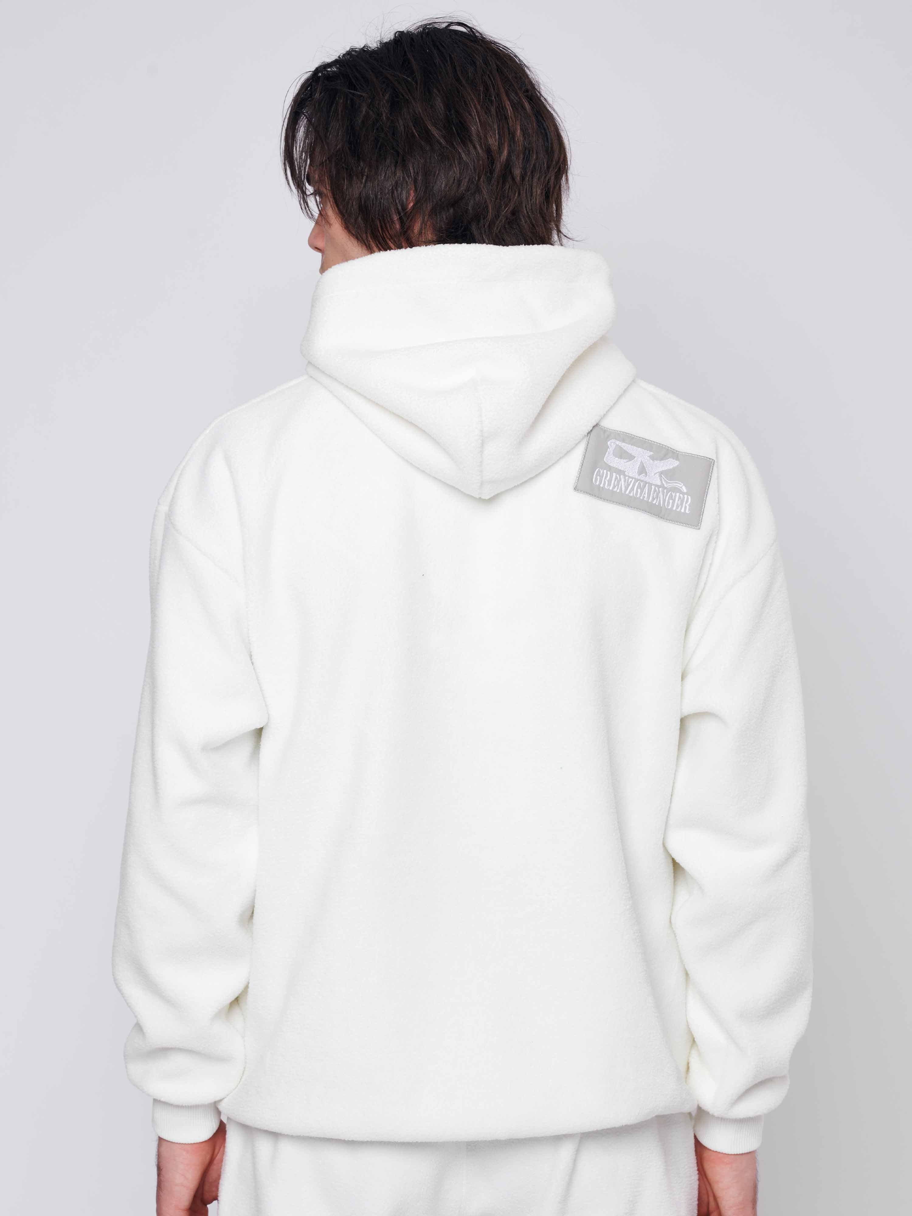Sherpa Hoodie White - Image 2