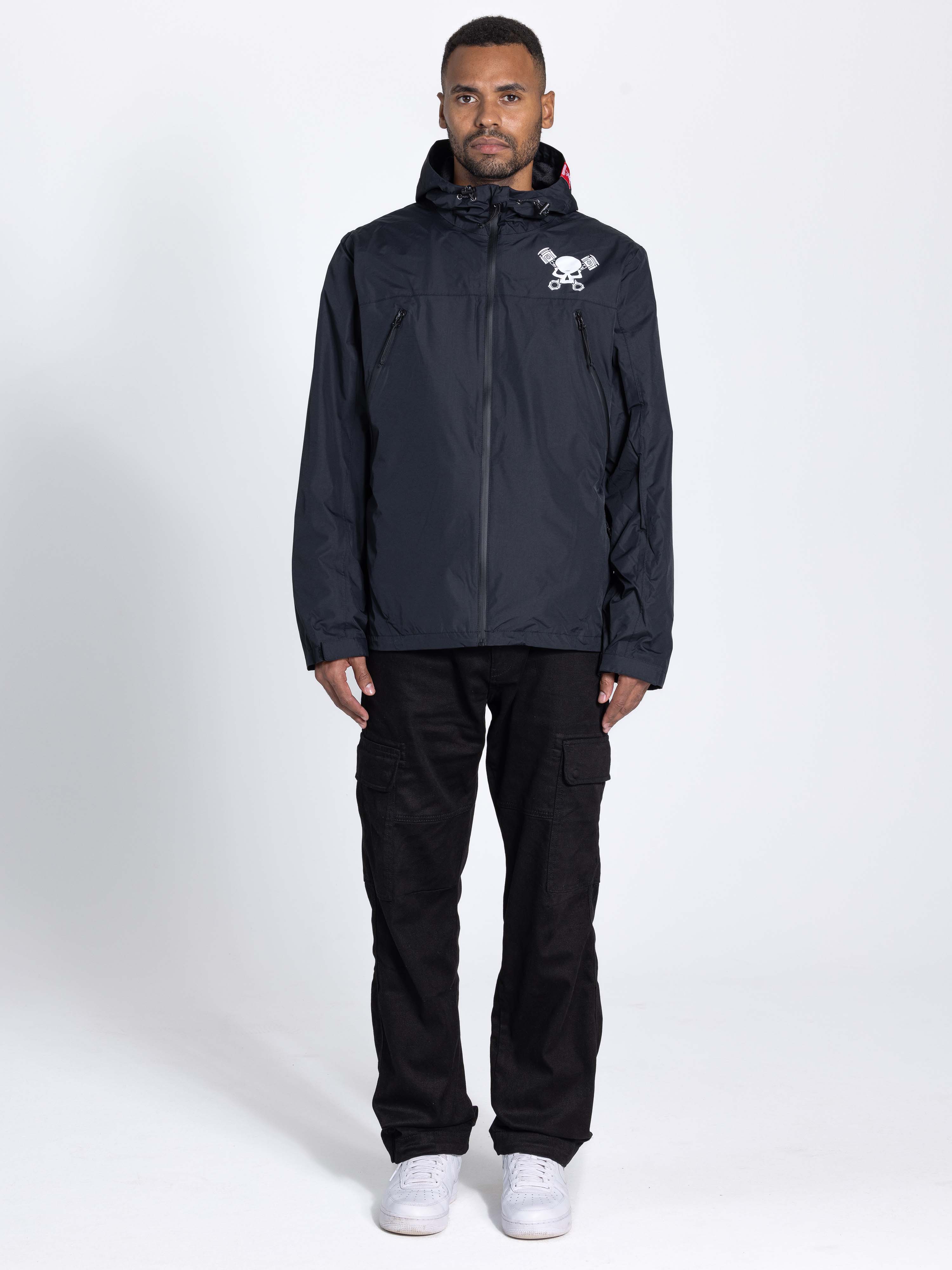 Skull Shell Jacket Black - Image 3
