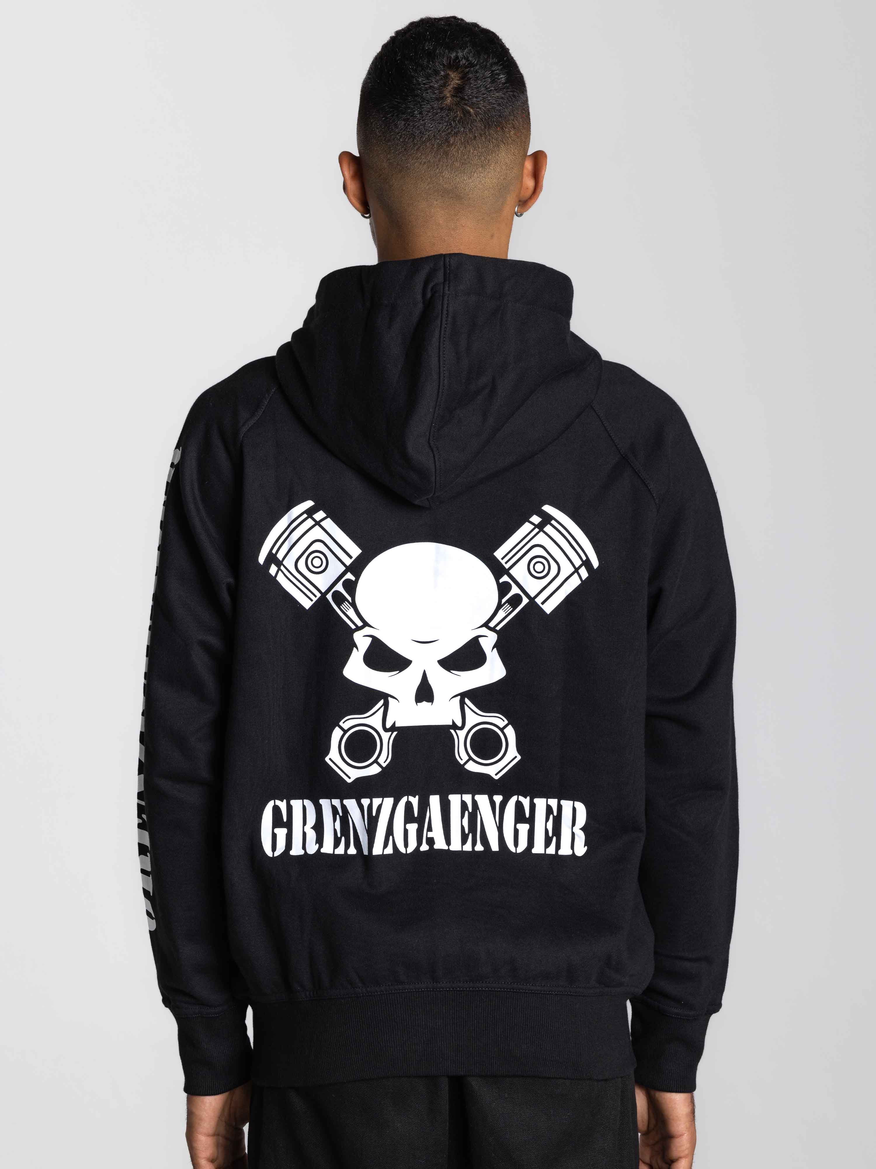 Skull Zipper deep black - Image 2