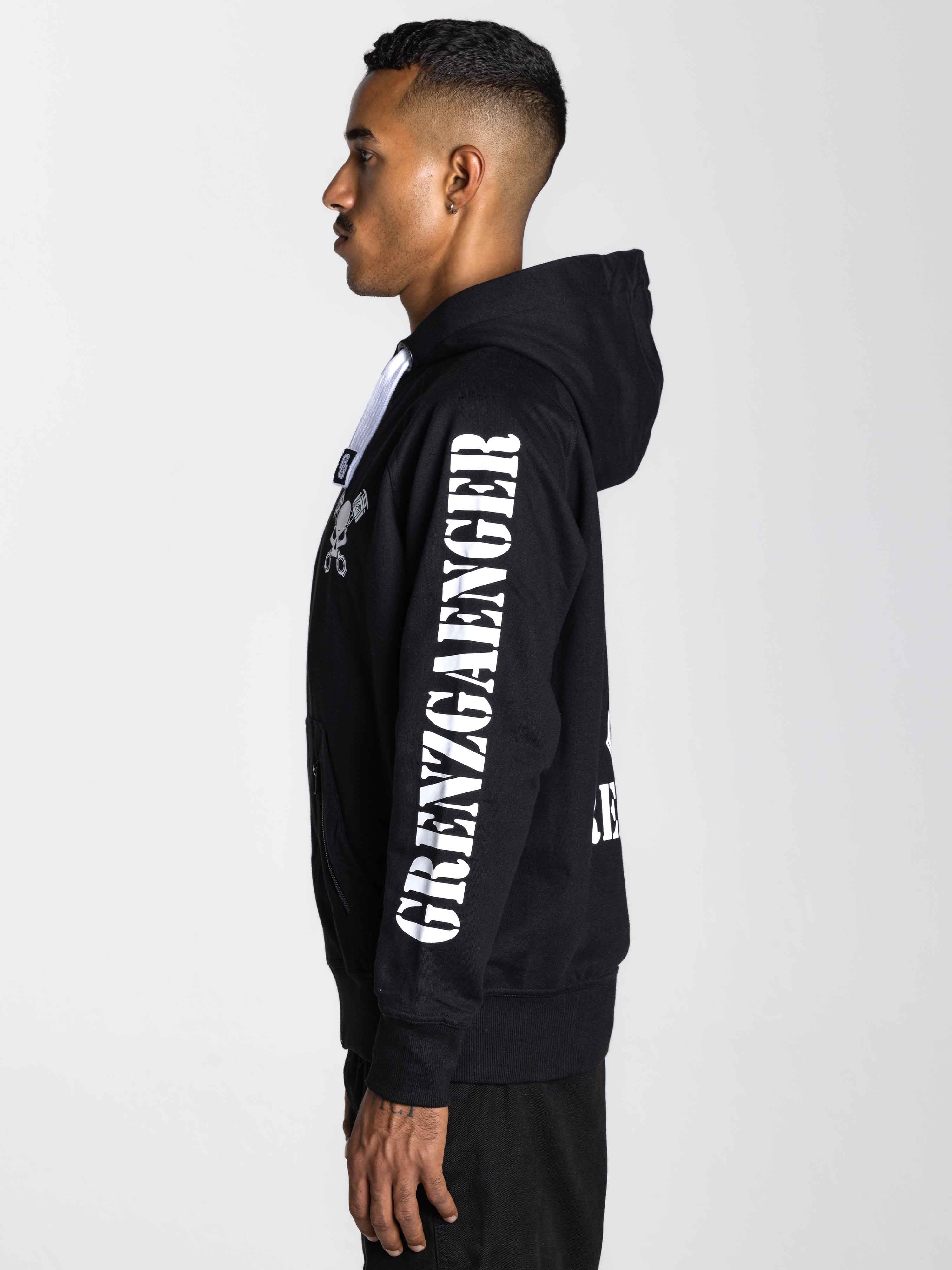 Skull Zipper deep black - Image 3
