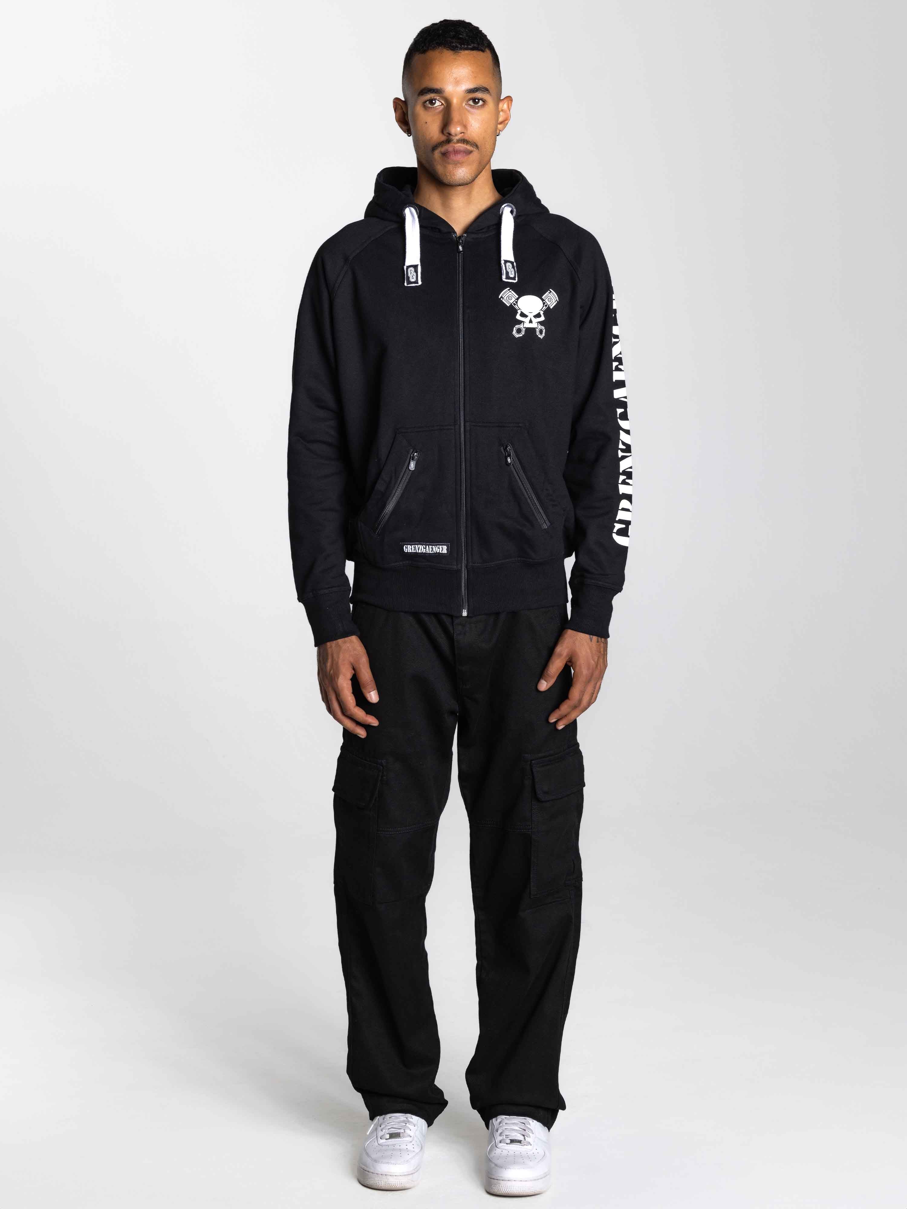 Skull Zipper deep black - Image 4