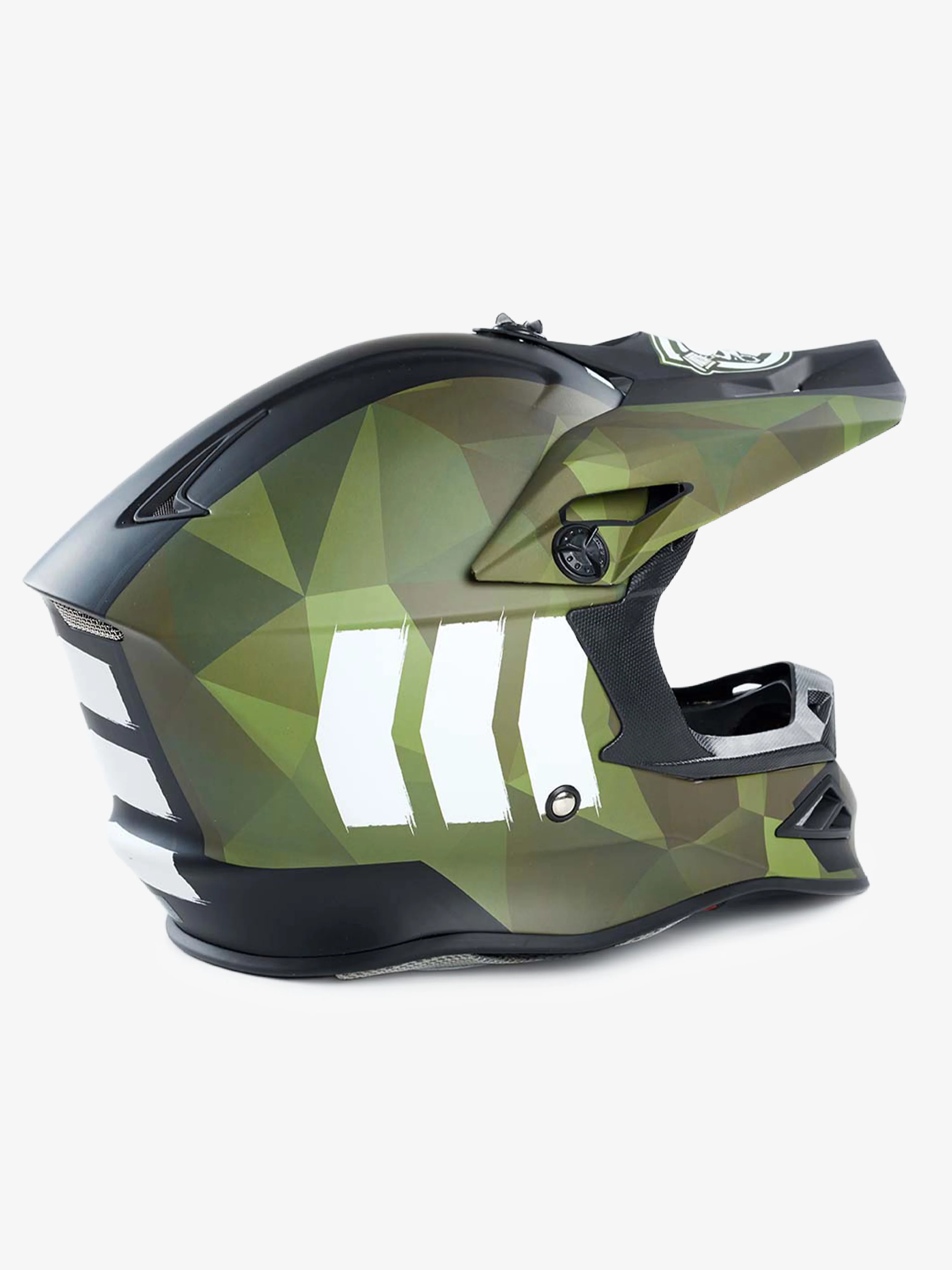 MX Race Helmet Green - Image 2